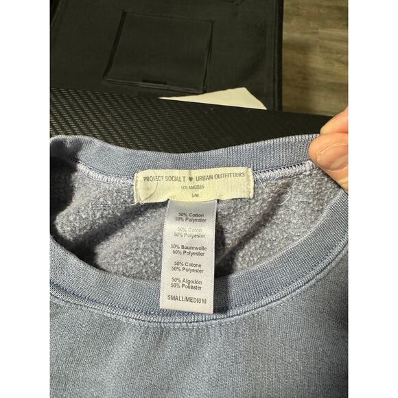 Urban Outfitters Project Social T Crew Sweatshirt Good Night Graphic Small / Med - Picture 3 of 10